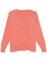 Drumohr Merino Wool Sweater In Orange