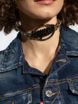 Dsquared2 Gothic  Choker In Silver