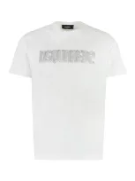 Dsquared2 Logo Cotton T-shirt In White