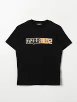 Dsquared2 Man T-shirt Black Size L Cotton In Schwarz