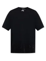 Dsquared2 Crystal-embellished T-shirt In Black