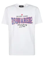 Dsquared2 College League T-shirt In White