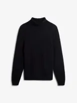 Dunhill Cashmere Roll Neck Jumper In Blue