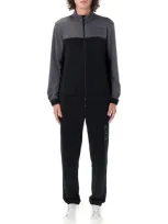 Ea7 Emporio Armani Logo Tracksuit Black