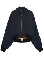 Edward Cuming Heavy Bomber Jacket In Blau