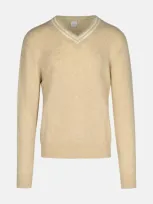 Eleventy Beige Cashmere Blend Sweater