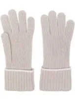 Eleventy Cashmere Gloves In Nude