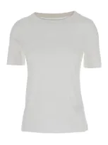 Eleventy Short Sleeves Tee In White