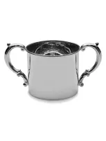 Empire Silver Double Handle Baby Cup In Silver