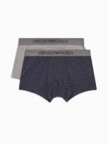 Emporio Armani 2er-pack Eng Anliegende Boxershorts Mit Print Im Mustermix In Multi