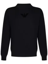 Emporio Armani Sweater In Black