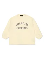 Essentials Kids' Logo-print T-shirt In Neutrals