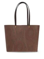 Etro Brown  Essential Large Bag With Clutch