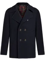 Etro Coats In Blue