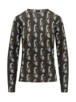 Etro Crewneck Sweater In Black