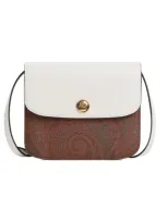 Etro Crossbody Small Essential Bag In White