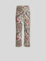 Etro Paisley Jeans For Children In Multi