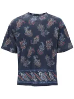 Etro T-shirts And Polos Blue