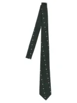 Etro Pegaso Ties, Papillon In Green