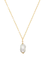 Eva Remenyi Baroque Pearl Long Necklace