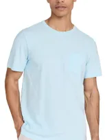 Faherty Sunwashed Pocket Tee Blue Oasis