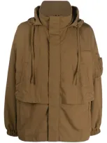 F/ce X Gramicci Nylon Mountain Jacket In Brown