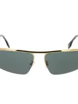 Fendi Eyewear  Travel Geometric Frame Sunglasses In Gold