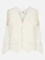 Fendi Jackets In Cream