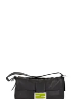 Fendi Mama Baguette Shoulder Bag In Black