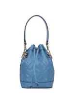 Fendi "mon Tresor" Mini Bucket Bag In Blue