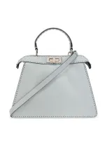 Fendi Peekaboo Medium Top Handle Bag In Blue