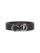 Ferragamo Belts In Black