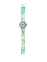 Flik Flak Kids' Rainbow Dreams Watch In Blue