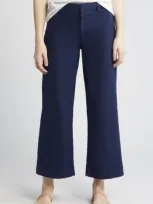 Frank & Eileen Wexford Wide Leg Pants In Navy