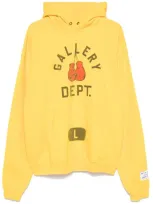 Gallery Dept. Boxing Merch Hoodie In Yellow