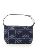 Ganni Small Butterfly Bag In Blu