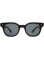 Garrett Leight Canter Sun Bio Black In Schwarz