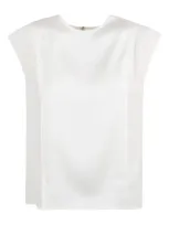 Genny Cropped Sleeveless Top In Cream