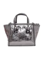 Gianni Chiarini Leather Bag In Gray