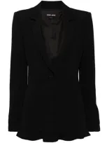 Giorgio Armani Blazer In Black  