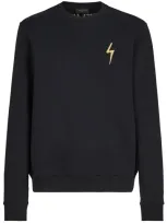 Giuseppe Zanotti Long Sleeves Sweatshirt In Schwarz