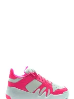 Giuseppe Zanotti Sneakers In White/pink