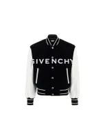 Givenchy Man Jacket Man Black Jackets In Multicolor