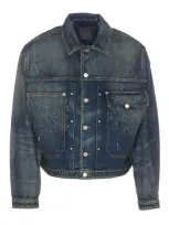 Givenchy Denim Jacket In Azul