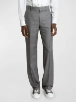 Givenchy Men's 4g Wool Trousers In Black/white