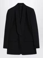 Givenchy Single-breasted Jacket With Lurex Stripes In Black