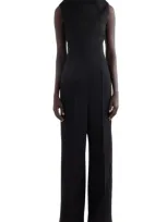 Givenchy Sleeveless Wool Jumpsuit In Black