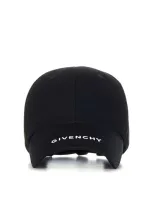 Givenchy Logo Embroidered Baseball Cap In Black