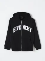 Givenchy Kids' Felpa Con Logo In Black