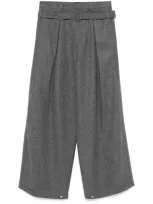 Givenchy Wide-leg Trousers In Grey